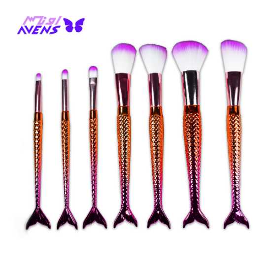 ست براش 7 تکه طرح ماهی | فروش عمده ست براش آرایشی | پخش عمده لوازم آرایشی اونس