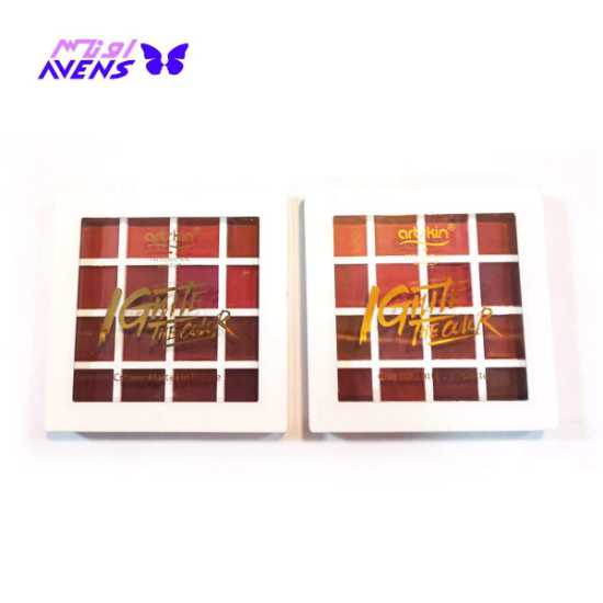 تصویر  پالت رژ آرت اسکین 16 رنگ تاریخ جدید